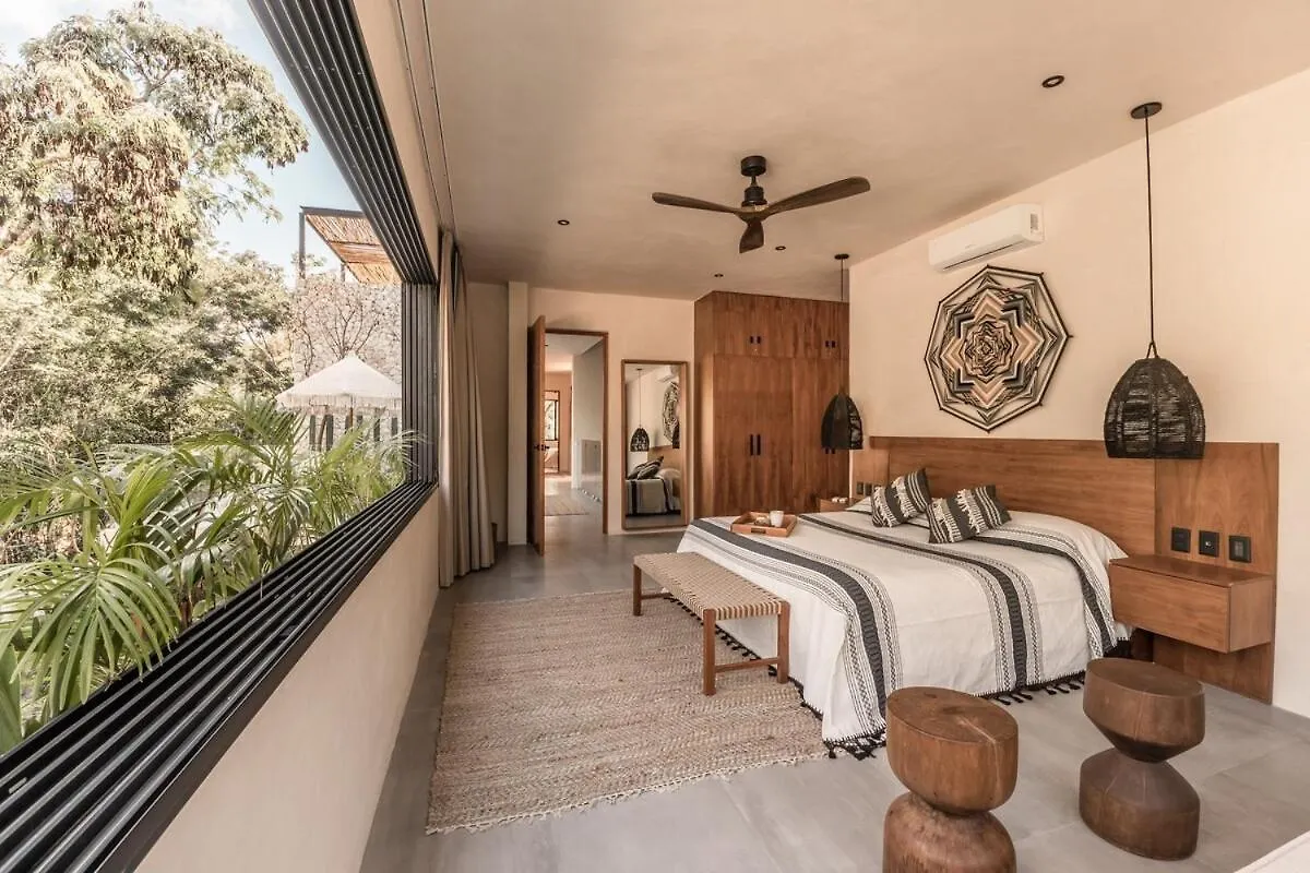 Villa With 2 Pools With Security Guard For 10 Guests Tulum Mexico
