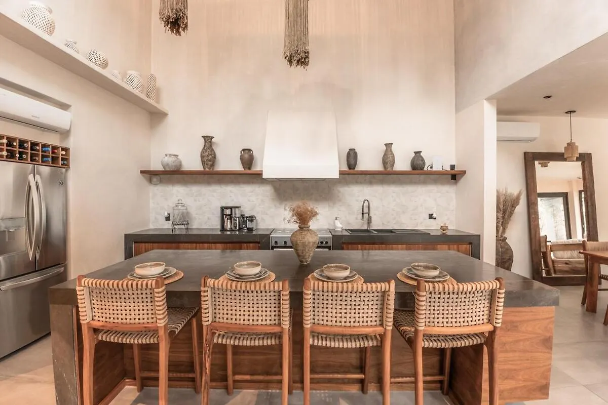 Villa With 2 Pools With Security Guard For 10 Guests Tulum
